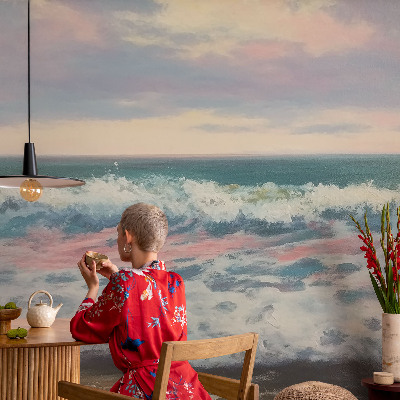 3D-Fototapete fürs Schlafzimmer Meereslandschaft