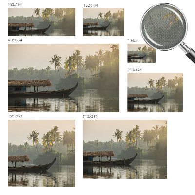 Selbstklebende Fototapete fürs Kinderzimmer Tropisches Paradies