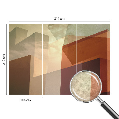 Selbstklebende Fototapete Abstrakte Formen