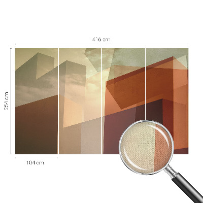 Selbstklebende Fototapete Abstrakte Formen