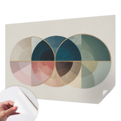 Selbstklebende Fototapete fürs Wohnzimmer Geometrische Eleganz