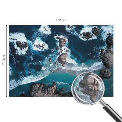 Fototapete in 3D-Optik Meereswellen