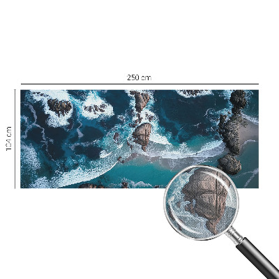 Fototapete in 3D-Optik Meereswellen