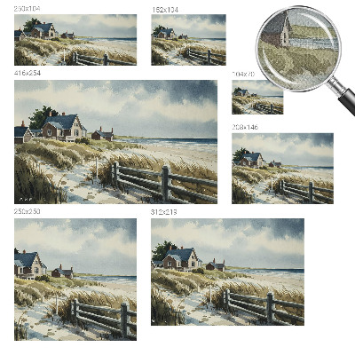 Selbstklebende Fototapete fürs Kinderzimmer Stranddünen