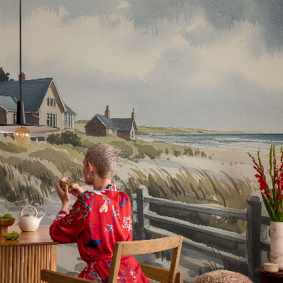 Selbstklebende Fototapete fürs Kinderzimmer Stranddünen