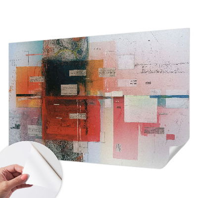 3D-Fototapete fürs Wohnzimmer Abstrakte Komposition