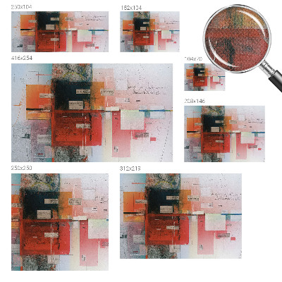 3D-Fototapete fürs Wohnzimmer Abstrakte Komposition