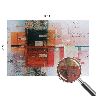 3D-Fototapete fürs Wohnzimmer Abstrakte Komposition