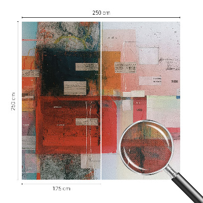 3D-Fototapete fürs Wohnzimmer Abstrakte Komposition