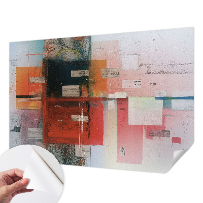 3D-Fototapete fürs Wohnzimmer Abstrakte Komposition