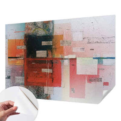 3D-Fototapete fürs Wohnzimmer Abstrakte Komposition