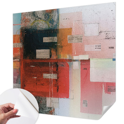 3D-Fototapete fürs Wohnzimmer Abstrakte Komposition