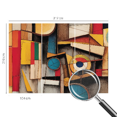 Moderne Fototapete nach Maß Geometrische Muster