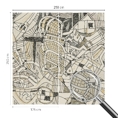 Motivtapete nach Maß Geometrische Abstraktion