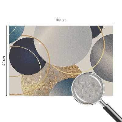 Selbstklebende Fototapete Kreative Kreise