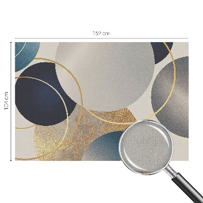 Selbstklebende Fototapete Kreative Kreise