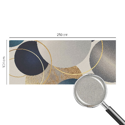 Selbstklebende Fototapete Kreative Kreise