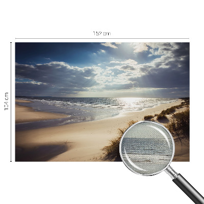 Selbstklebende Fototapete fürs Wohnzimmer Strahlendes Ufer