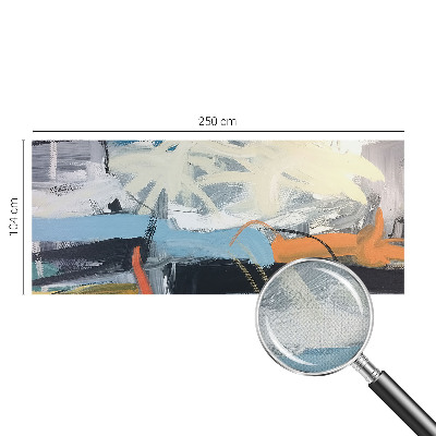 Selbstklebende Fototapete fürs Kinderzimmer Farbenfrohe Abstraktion