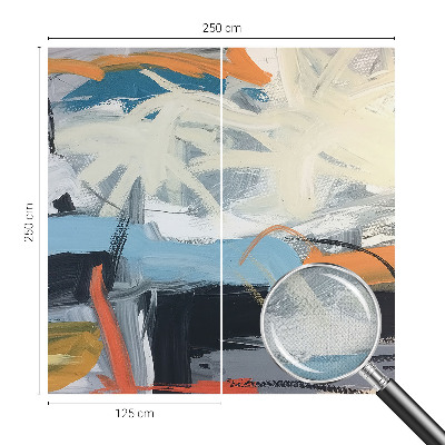 Selbstklebende Fototapete fürs Kinderzimmer Farbenfrohe Abstraktion