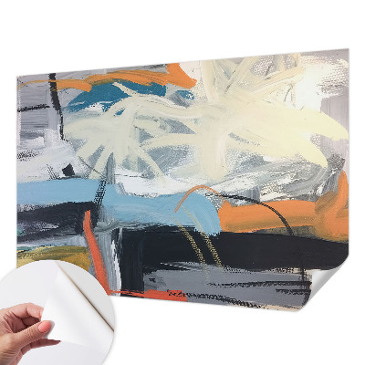 Selbstklebende Fototapete fürs Kinderzimmer Farbenfrohe Abstraktion