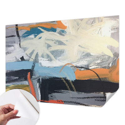 Selbstklebende Fototapete fürs Kinderzimmer Farbenfrohe Abstraktion