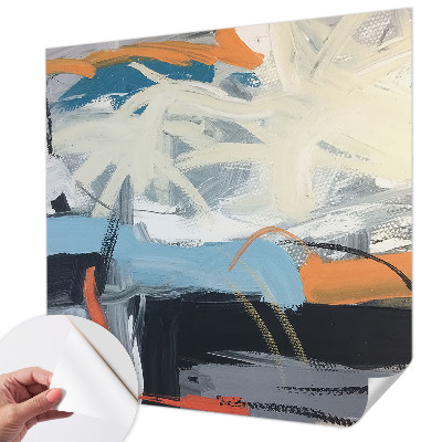 Selbstklebende Fototapete fürs Kinderzimmer Farbenfrohe Abstraktion