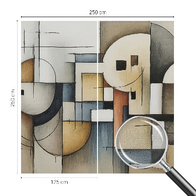 3D-Fototapete Geometrische Harmonie