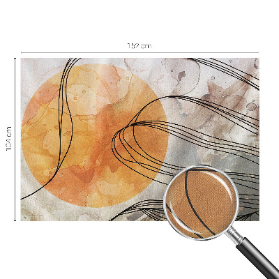 Selbstklebende Fototapete fürs Schlafzimmer Harmonische Abstraktion