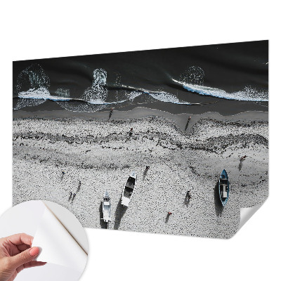 3D-Fototapete fürs Wohnzimmer Strandruhe