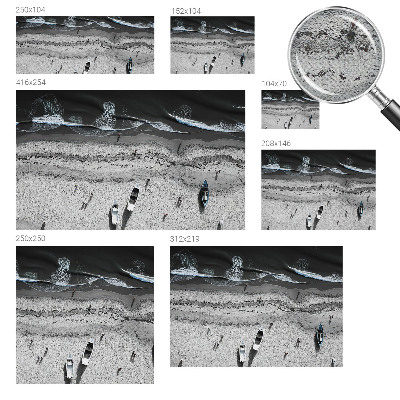 3D-Fototapete fürs Wohnzimmer Strandruhe