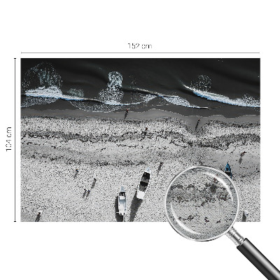 3D-Fototapete fürs Wohnzimmer Strandruhe