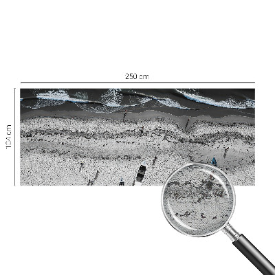 3D-Fototapete fürs Wohnzimmer Strandruhe