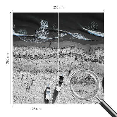 3D-Fototapete fürs Wohnzimmer Strandruhe