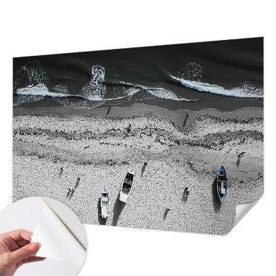3D-Fototapete fürs Wohnzimmer Strandruhe