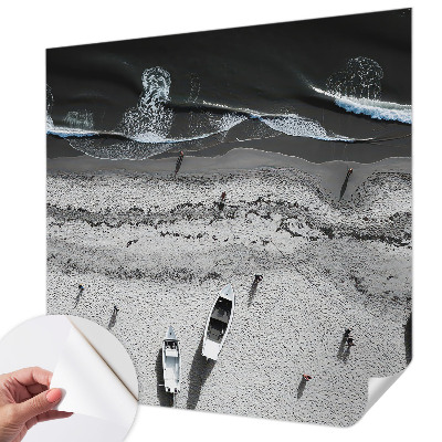 3D-Fototapete fürs Wohnzimmer Strandruhe