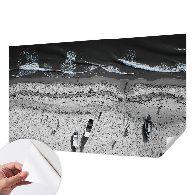 3D-Fototapete fürs Wohnzimmer Strandruhe