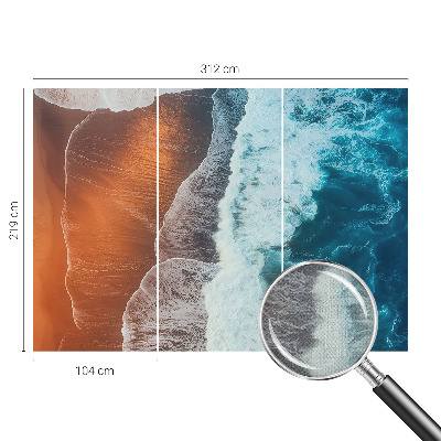 3D-Fototapete fürs Schlafzimmer Marine Symbiose