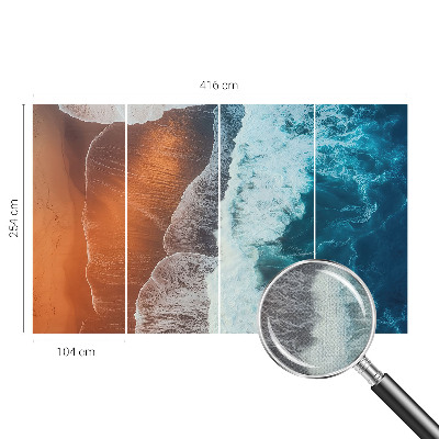 3D-Fototapete fürs Schlafzimmer Marine Symbiose