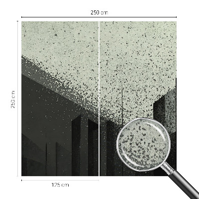 Moderne Fototapete nach Maß Stadtgeometrie