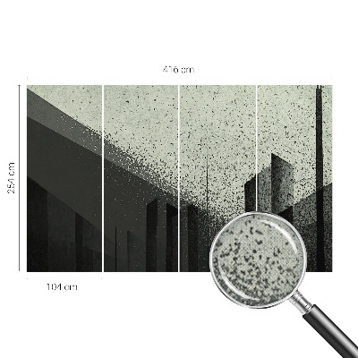 Moderne Fototapete nach Maß Stadtgeometrie