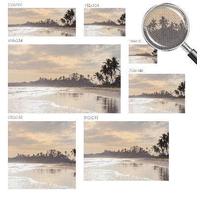 Motivtapete fürs Wohnzimmer Strandmorgen