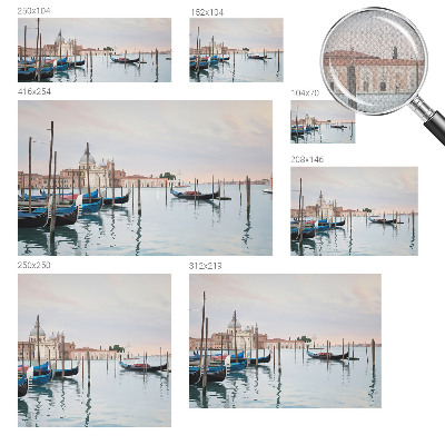 Selbstklebende Fototapete fürs Schlafzimmer Venezianische Landschaft