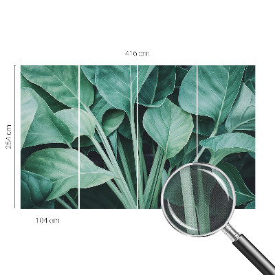 3D-Fototapete fürs Wohnzimmer Grüne Natur