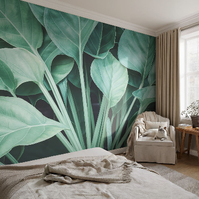 3D-Fototapete fürs Wohnzimmer Grüne Natur