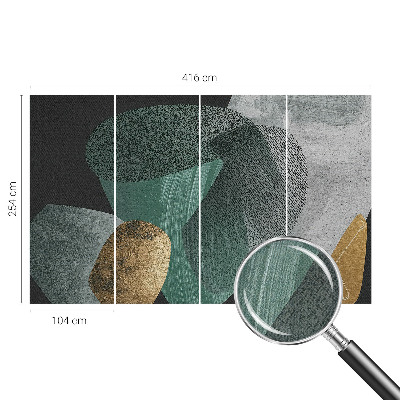 Motivtapete fürs Wohnzimmer Abstrakte Geometrie