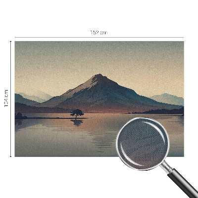 Vintage tapete Berglandschaft