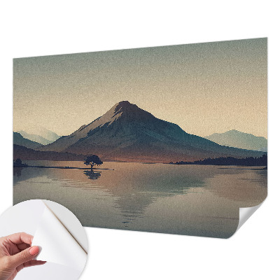 Vintage tapete Berglandschaft