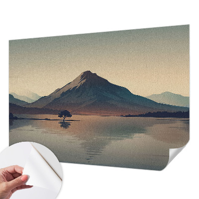 Vintage tapete Berglandschaft