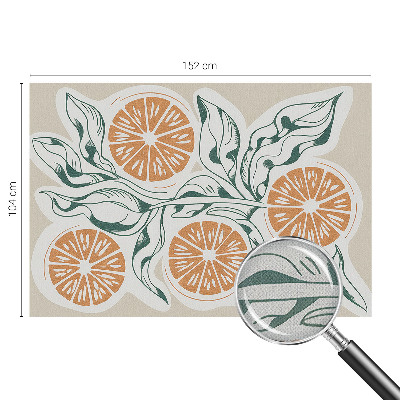 Hochwertige Bildtapete Fruchtmuster